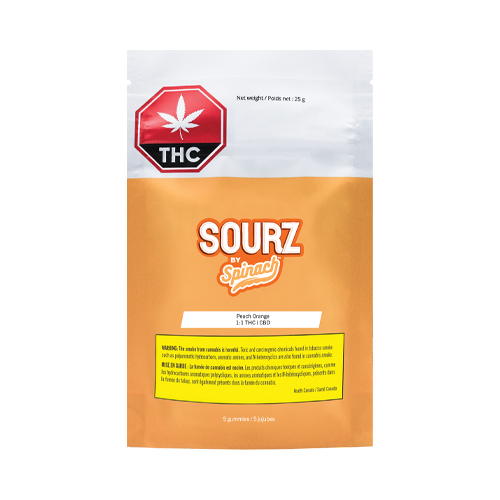 Spinach SOURZ Peach Orange 1:1 Soft Chews - Spinach SOURZ Peach Orange 1:1 Soft Chews