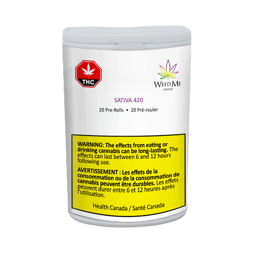 Weed Me Grind Sativa 420 Pre-Roll - Weed Me Grind Sativa 420 Pre-Roll