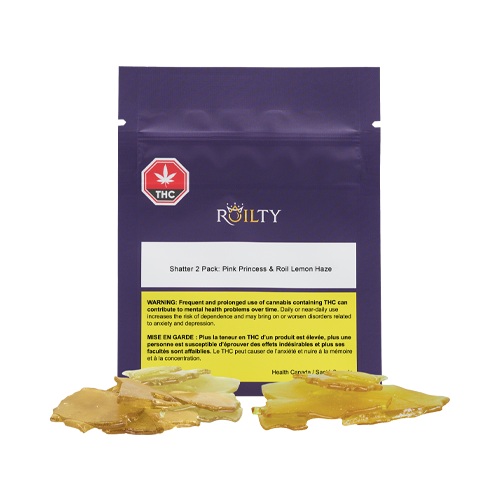 Roilty 2 Pack: Pink Princess & Roil Lemon Haze Shatter - Roilty 2 Pack: Pink Princess & Roil Lemon Haze Shatter