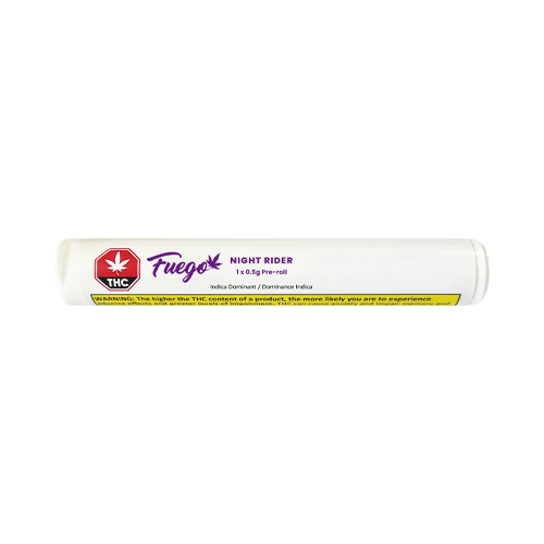 Fuego Night Rider Indica Pre-Roll - Fuego Night Rider Indica Pre-Roll