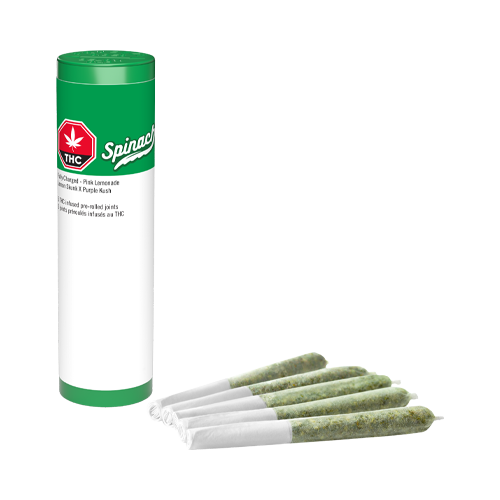 Spinach Fully Charged Pink Lemonade Infused Pre-Roll - Spinach Fully Charged Pink Lemonade Infused Pre-Roll