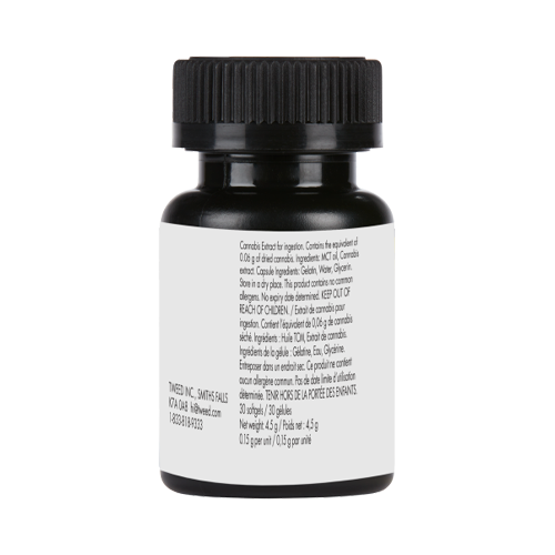 Tweed CBD:CBN 6:1 Capsules - Tweed CBD:CBN 6:1 Capsules