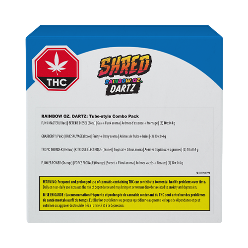 SHRED Rainbow Oz Dartz Pre-Roll - SHRED Rainbow Oz Dartz Pre-Roll