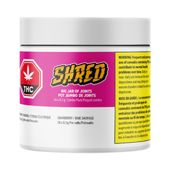 Link to SHRED Big Jar of Joints: Tropic Thunder + Gnarberry Pre-Roll