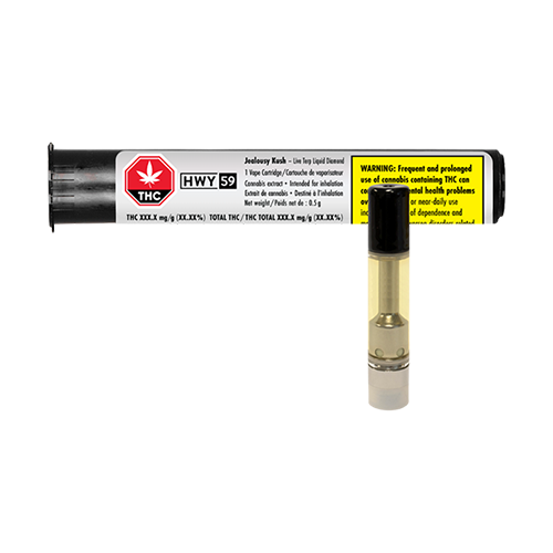 HWY 59 Jealousy Kush Live Terp Liquid Diamond 510 Vape Cartridge - HWY 59 Jealousy Kush Live Terp Liquid Diamond 510 Vape Cartridge