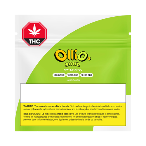 Olli Os Kiwi & Mango THC/CBG/CBD Soft Chews - Olli Os Kiwi & Mango THC/CBG/CBD Soft Chews