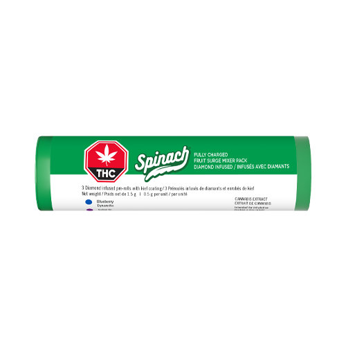 Spinach Fully Charged Fruit Surge Mixer Pack Infused Pre-Roll - Spinach Fully Charged Fruit Surge Mixer Pack Infused Pre-Roll