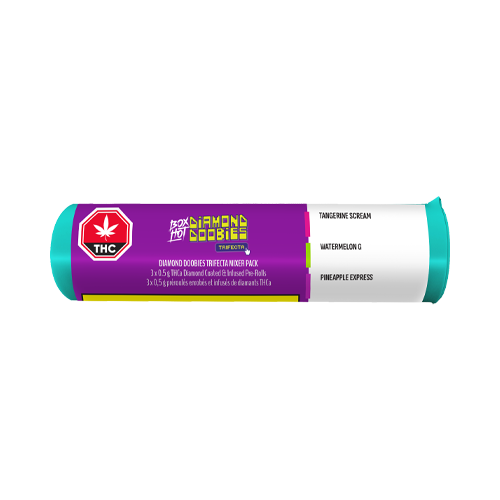 BOXHOT Diamond Doobies Trifecta Infused Pre-Roll - BOXHOT Diamond Doobies Trifecta Infused Pre-Roll