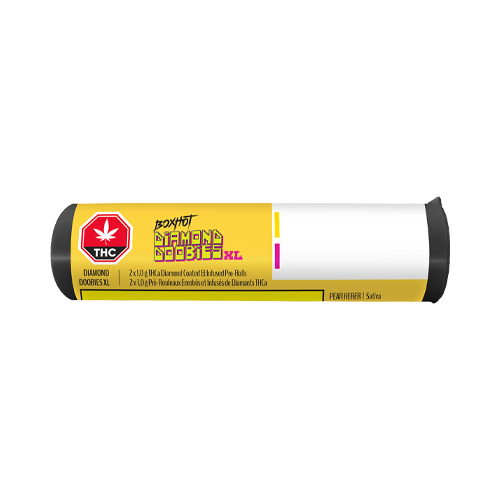 BOXHOT Diamond Doobies XL: Pear & Strawberry Infused Pre-Roll - BOXHOT Diamond Doobies XL: Pear & Strawberry Infused Pre-Roll