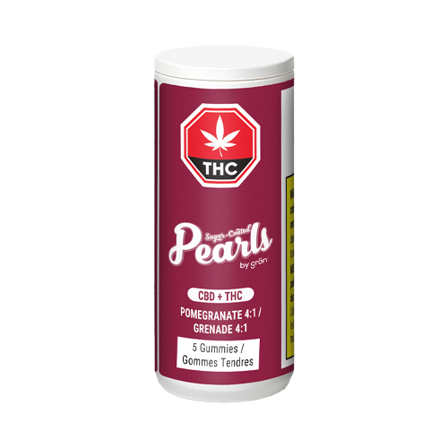 Pearls by grön Pomegranate 4:1 CBD/THC Soft Chews - Pearls by grön Pomegranate 4:1 CBD/THC Soft Chews