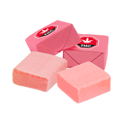 Twiddles 3:1 Original Strawberry CBG/THC Taffy - Twiddles 3:1 Original Strawberry CBG/THC Taffy