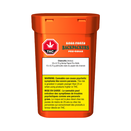 Back Forty Chemzilla Hemp Paper Pre-Roll - Back Forty Chemzilla Hemp Paper Pre-Roll
