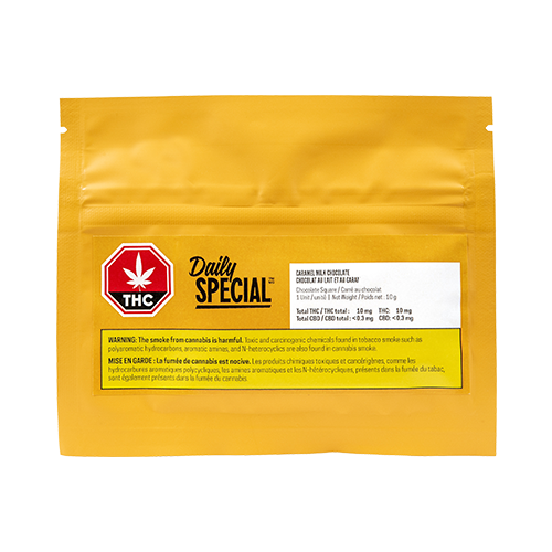 Daily Special Caramel Milk Chocolate Square - Daily Special Caramel Milk Chocolate Square